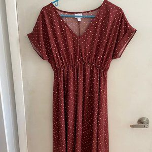 Isabel Maternity polka dot dress